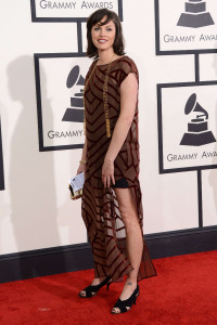 Jorja Fox 56th Grammy Awards 11